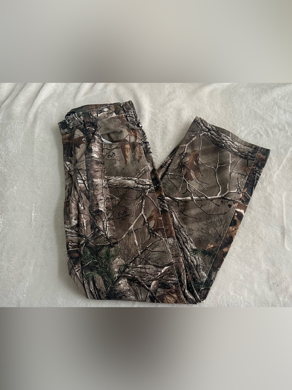 Realtree Men's Camo Cargo Shorts - Brown Green